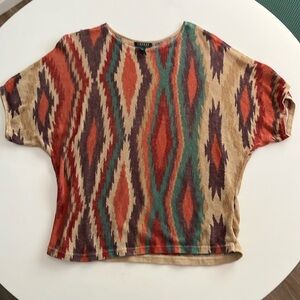 Women’s Ralph Lauren Southwest‎ Short-Sleeved Sweater